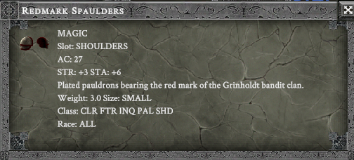 REDMARK SPAULDERS item card
